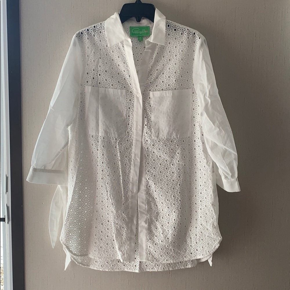 Long sleeve white shirt